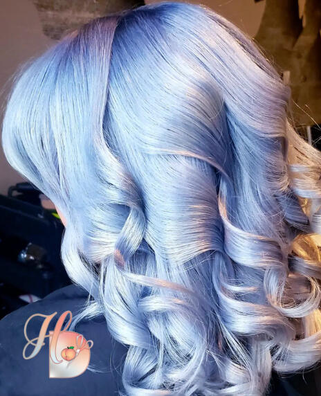 hair colour, curls